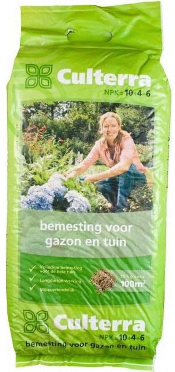 Culterra Meststof 10-4-6 Groen - Gazonmeststoffen - 10 kg