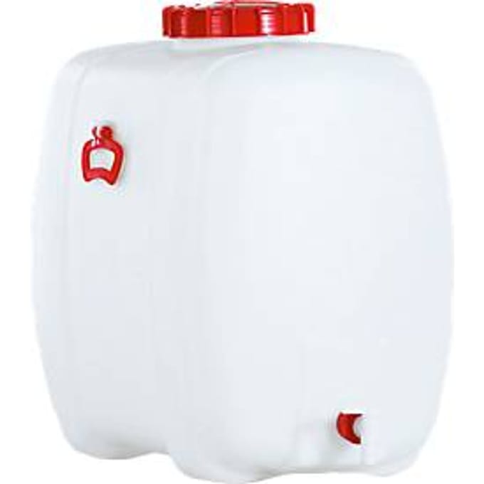 Ruimtebesparende tank 60 l, ovaal