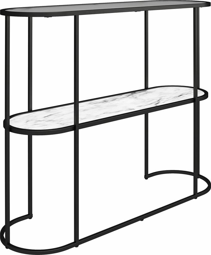 Moon-Phases-Consoletafel - Wit Marmerlook