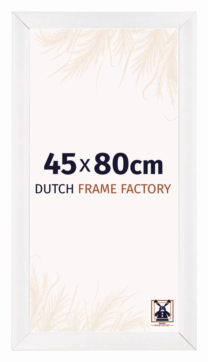 Fotolijst 45x80 cm - MDF - Wit Hoogglans - Praag