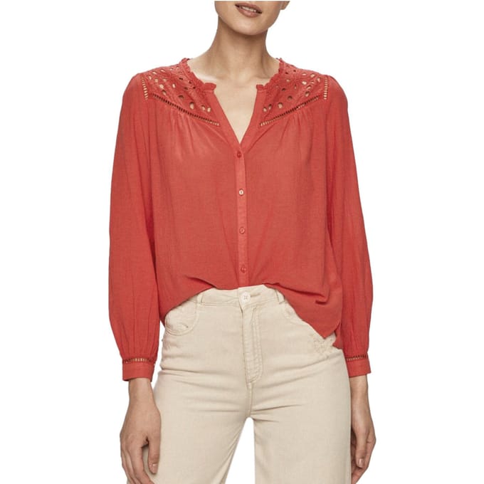 Pepe Jeans Dames CARINA Shirt Rood 351569