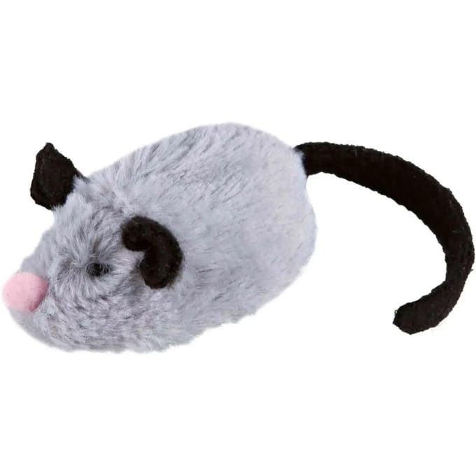Trixie Active - Mouse - Beweegt uit zichzelf - Reageert op aanraking - 8 cm