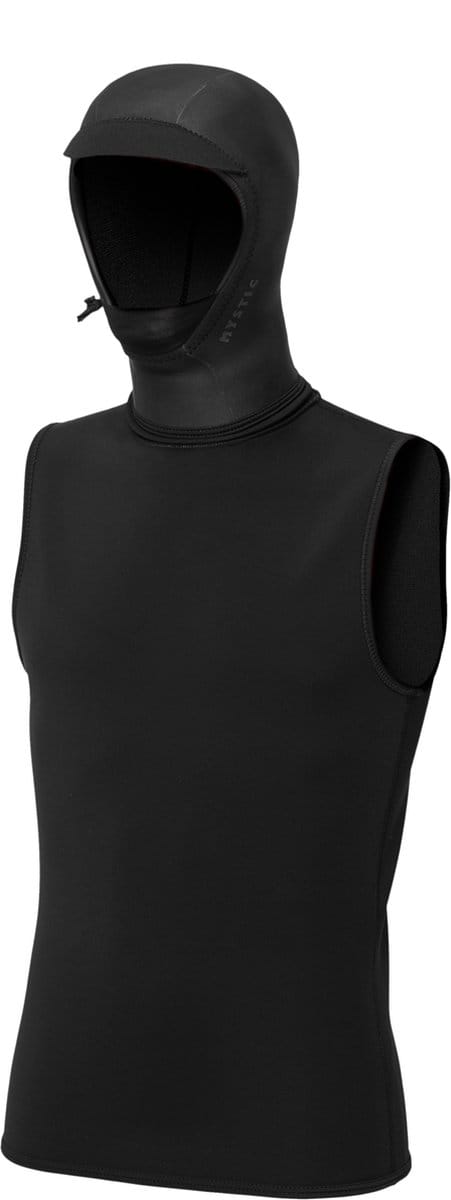 Mystic Neoprene Top with hood 3/2mm - 2023 - Black - M