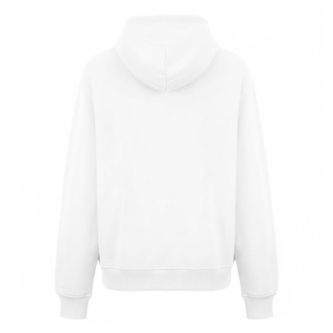 Diesel Heren Monotone Logo Hoodie (Helder wit)