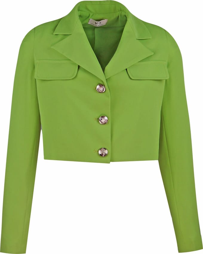 Verysimple - korte groene blazer - maat 34 (IT40)