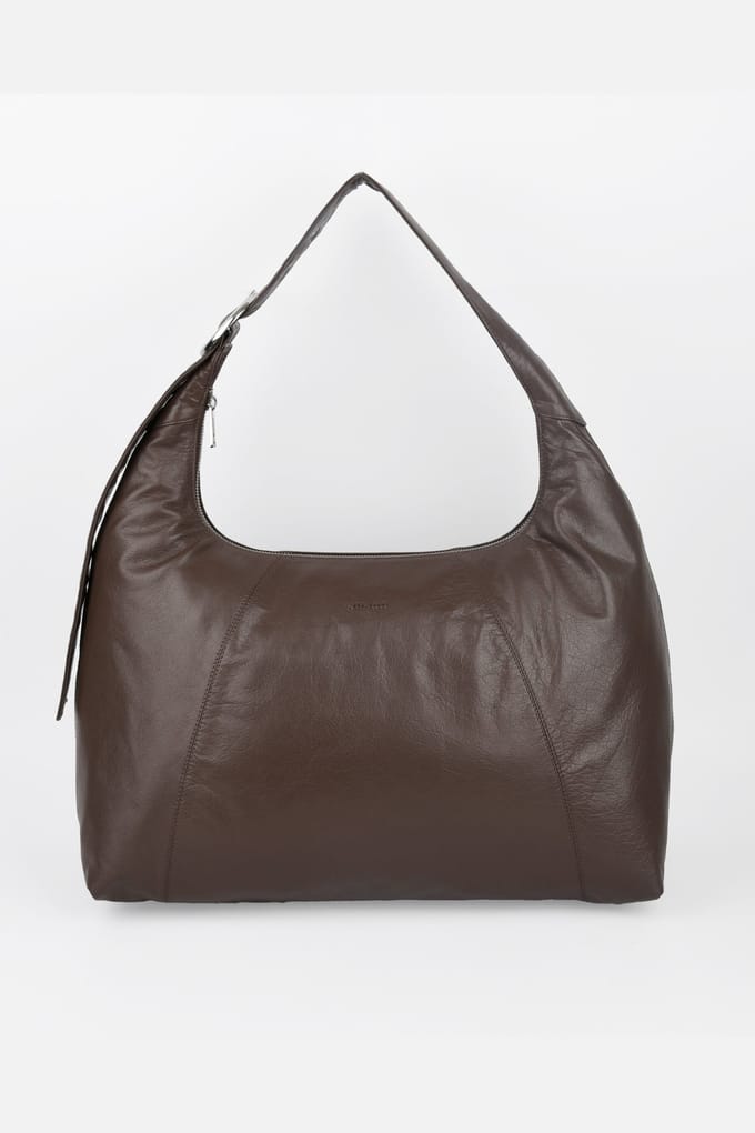 Núnoo Maxi Dandy Buckle Mountain Dark Brown Maat: OS | Handtassen Outlet | Unisex | Bruin