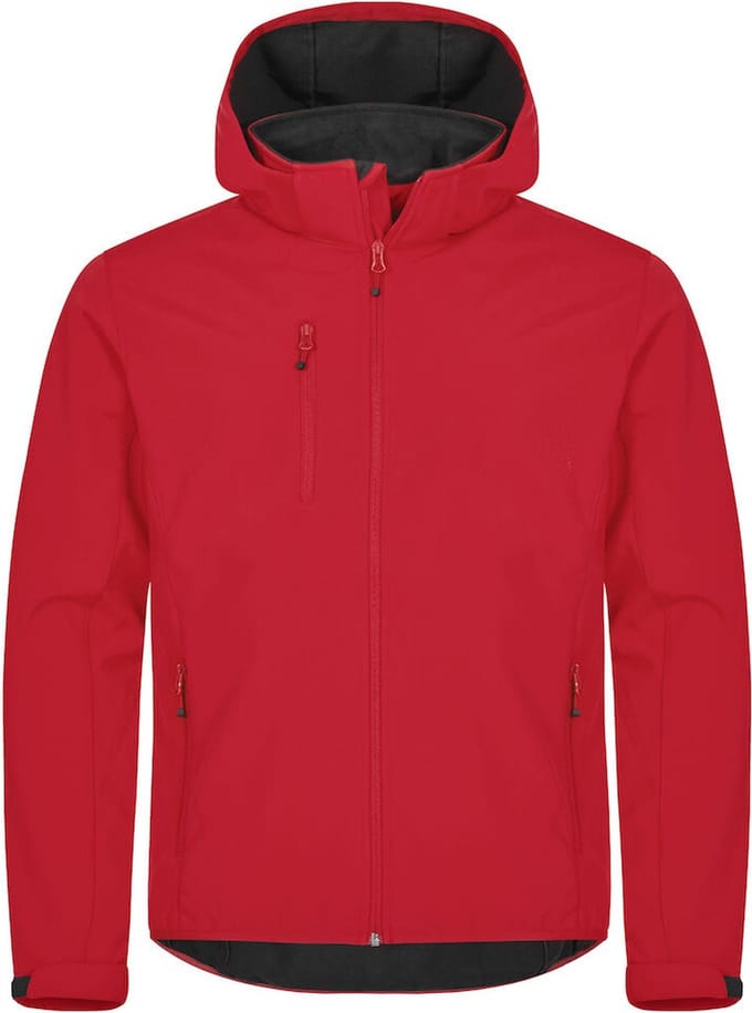 Clique Basic Hoody Softshell Jacket 020912 - Mannen - Rood - M