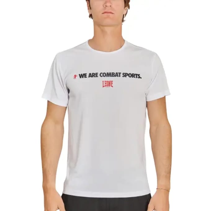 Leone1947 Logo Wacs T-shirt Met Korte Mouwen Wit S Man