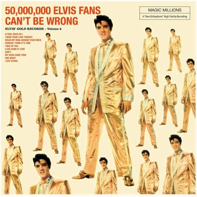 50,000,000 Elvis Fans Can't Be Wrong Can't Be Wron/Incl. 4 Bonus Tracks/ Hq 180gr. - Elvis Presley