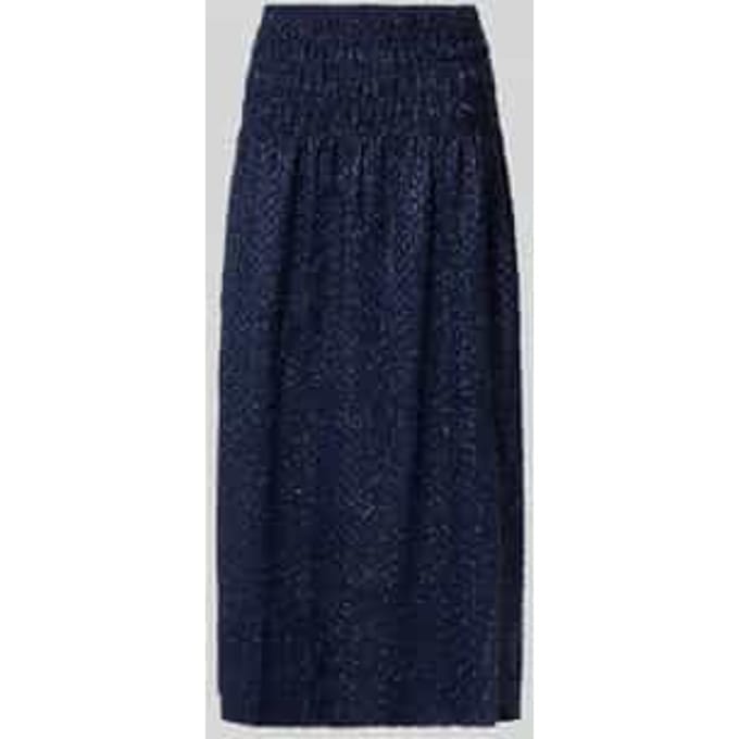 Glanzende midirok met elastische band