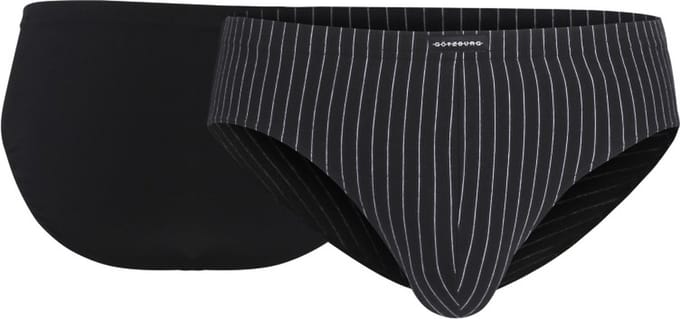 Gotzburg heren sport slip (2-pack) - zwart