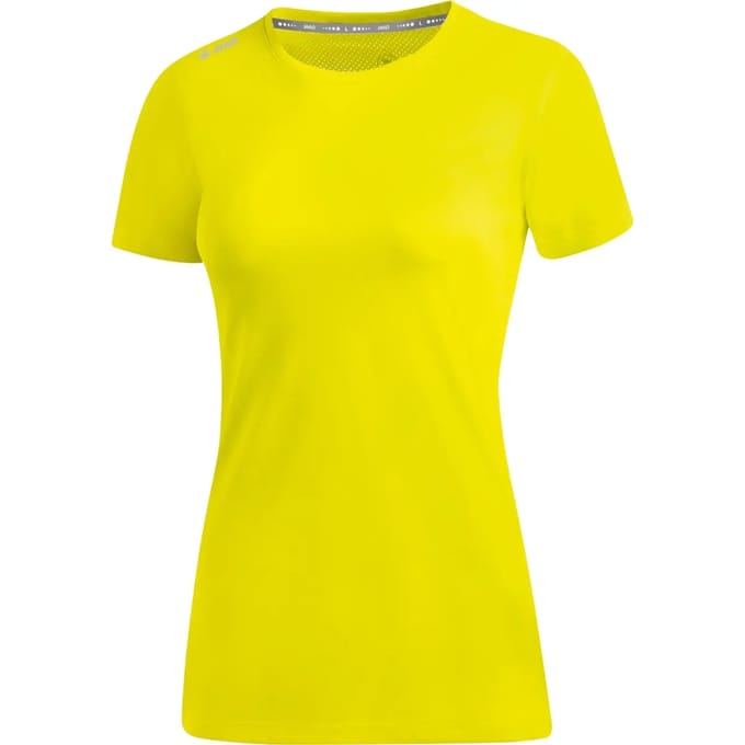Jako Run 2.0 T-Shirt Dames - Fluogeel | Maat: 38