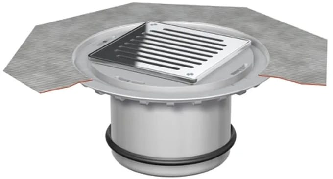 ACO Opzetstuk AV-Selecta PP 196x196/ K3/ verlengd/Roest vastgeschroefd, 5084.91.01