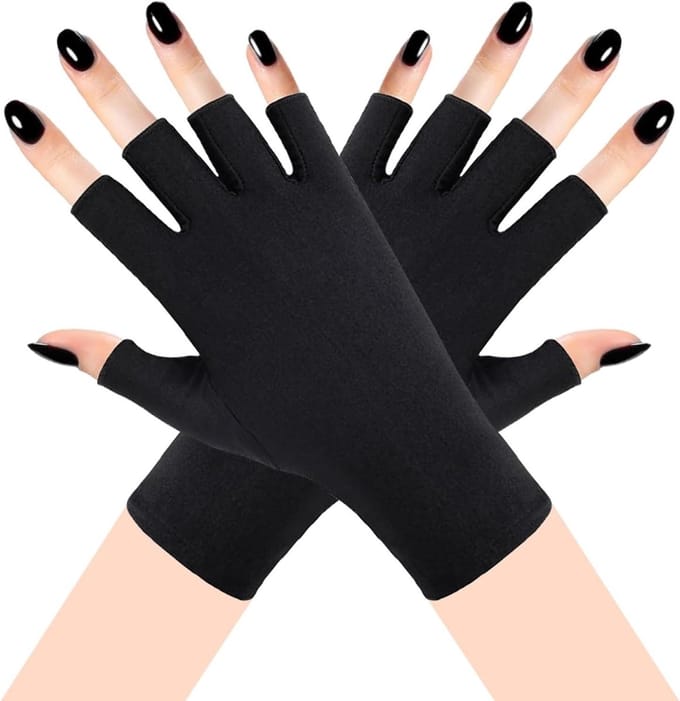 Dailygoods - Professionele Vingerloze UV-Handschoenen voor Manicure