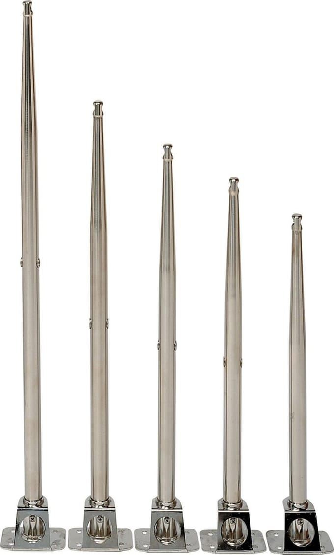 VETUS RVS Scepter 750 mm met 2 draadgaten | STANCH75