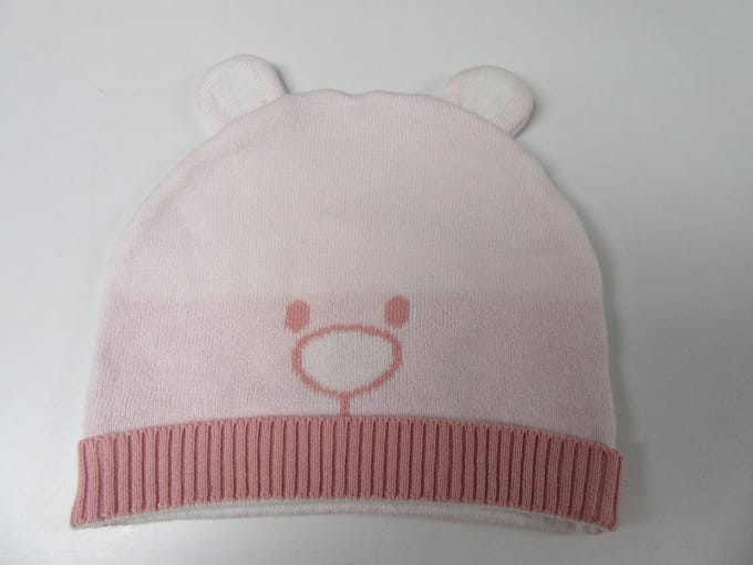 babymuts van noukie's in rose , nouky beer T0   , 43cm  ,  1/6 maand