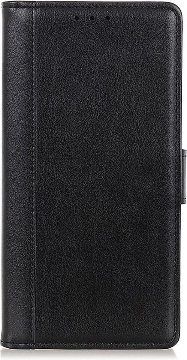 Shop4 - Google Pixel 4 XL Hoesje - Wallet Case Grain Zwart