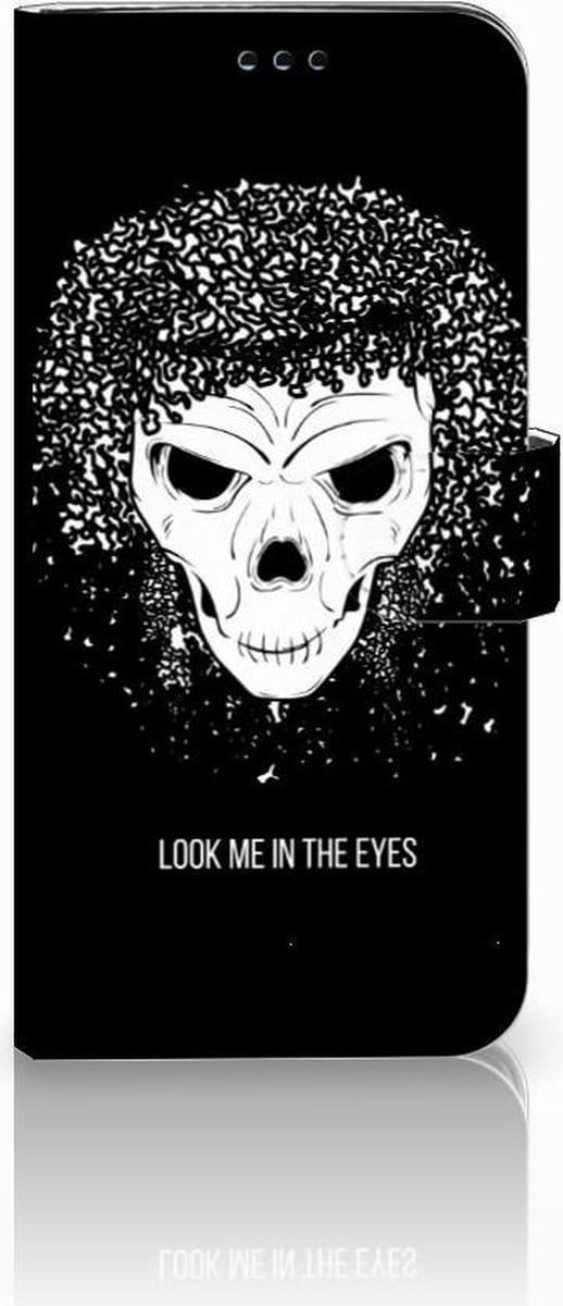 Telefoonhoesje met Naam Samsung Galaxy S9 Plus Skull Hair