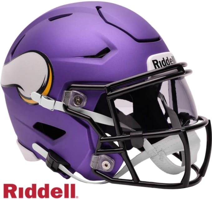Riddell Speedflex Midi NFL Replica Helmet Mid-Size Minnesota Vikings voor Sport Fanzone