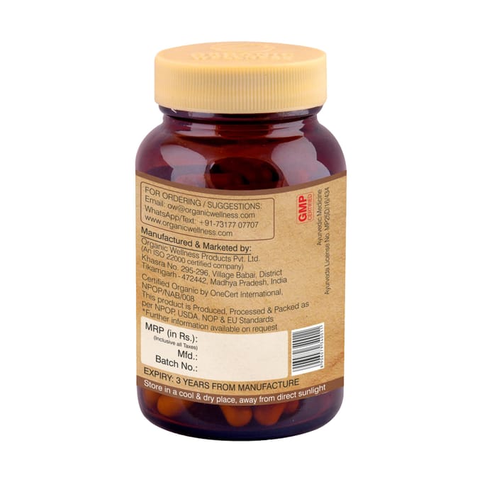 Ашваганда W+ (90 кап), Ashwagandha W+,  Organic Wellness
