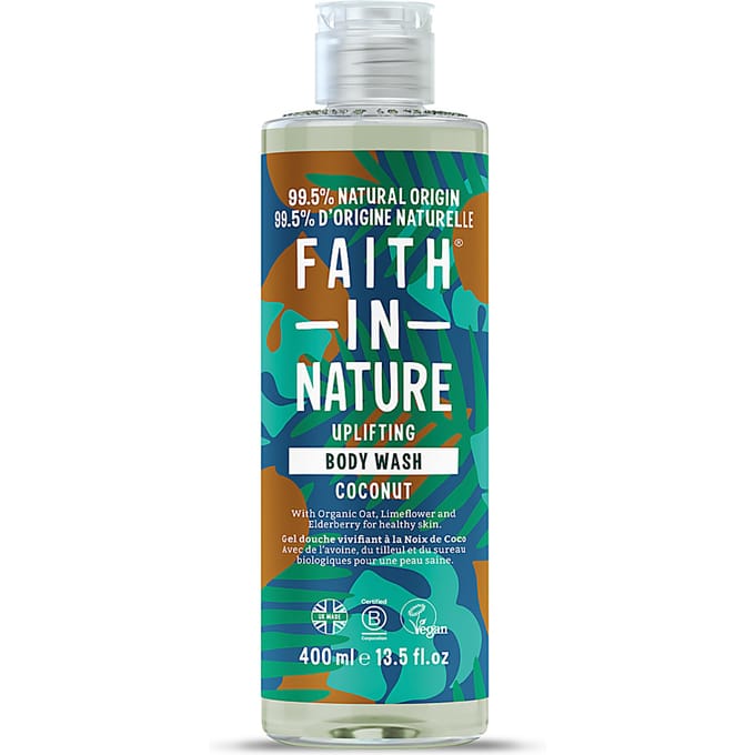 FAITH IN NATURE Kokosnoot douchegel 400 Douchegel