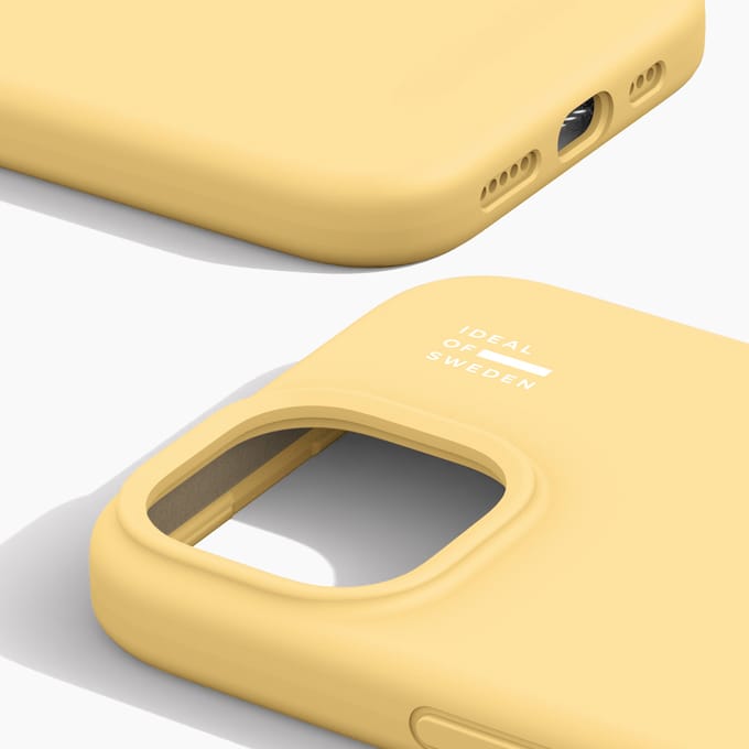 iDeal of Sweden Silicone Case geschikt voor Apple iPhone 17e / 16e / 15 / 14 / 13 - Soft Lemon