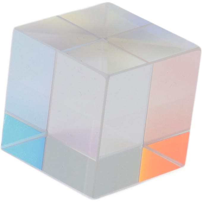 Prismakubus Optisch Glas RGB Spreidingskleurkubus Zonenvanger X Kubus Prisma Verjaardagscadeau