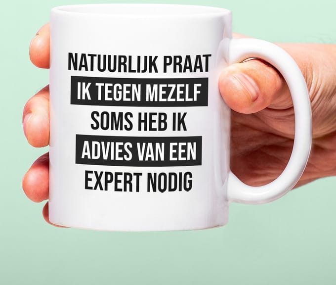 Ditverzinjeniet.nl Mok Natuurlijk praat ik tegen mezelf