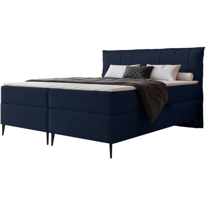 Boxspring Savina 140x200 cm incl topper en opbergruimte | NADUVI Collection