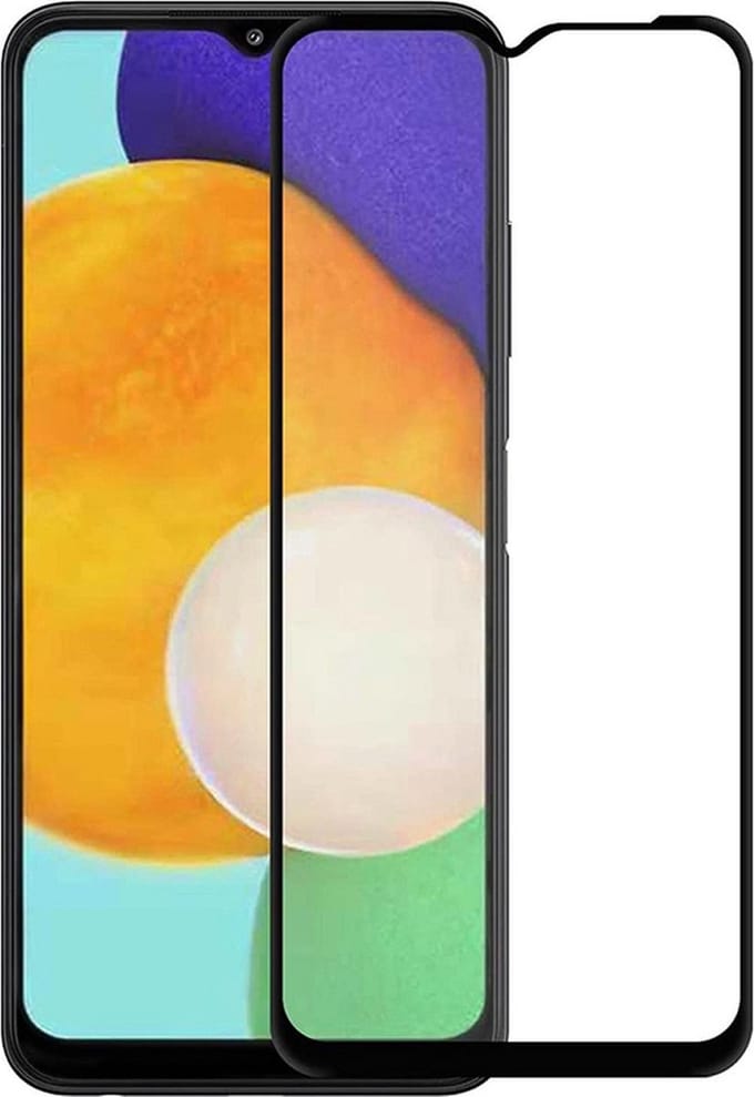 LuxeBass Full Glas screenprotector geschikt voor - Samsung Galaxy A04 - Transparant - Volledige dekking - Premium Glas - beeldscherm - scherm - tempered glas