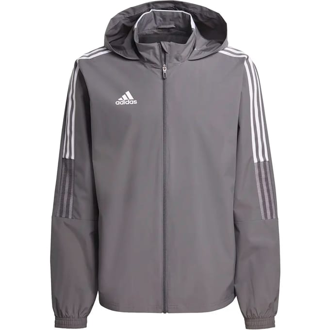 Adidas Tiro 21 Allweather Jack Heren - Grijs | Maat: S