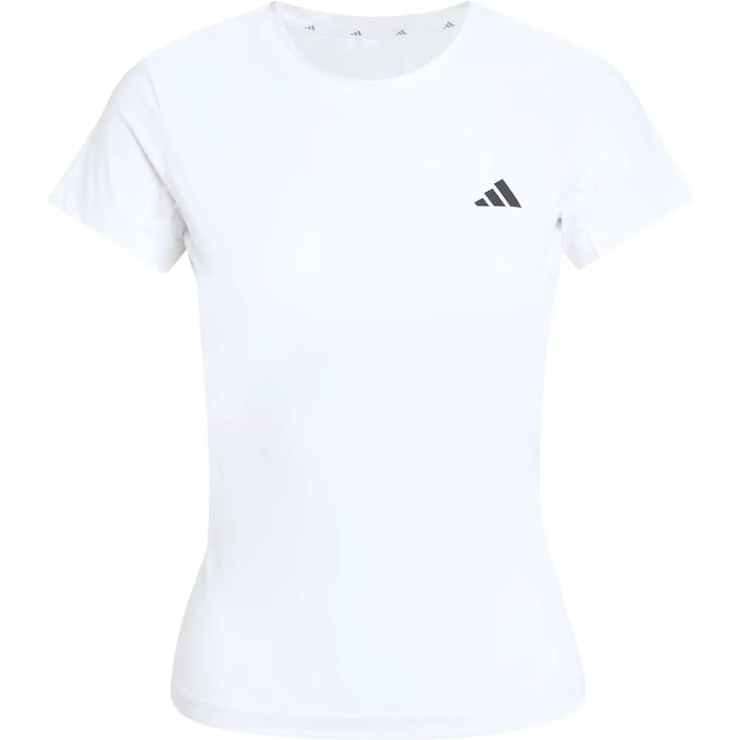 Adidas Power Essentials Workout Contour T-shirt Met Korte Mouwen Wit S Vrouw