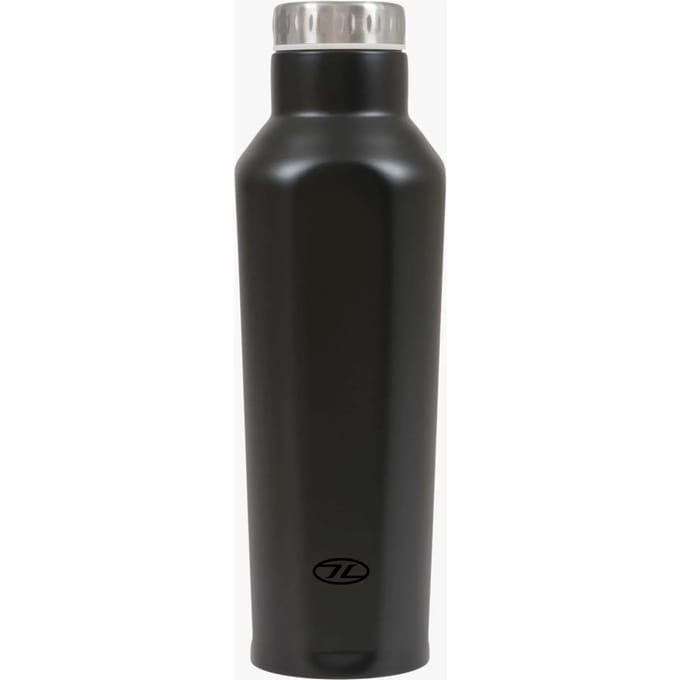 Highlander Ashta Thermosfles RVS 500ml - Zwart