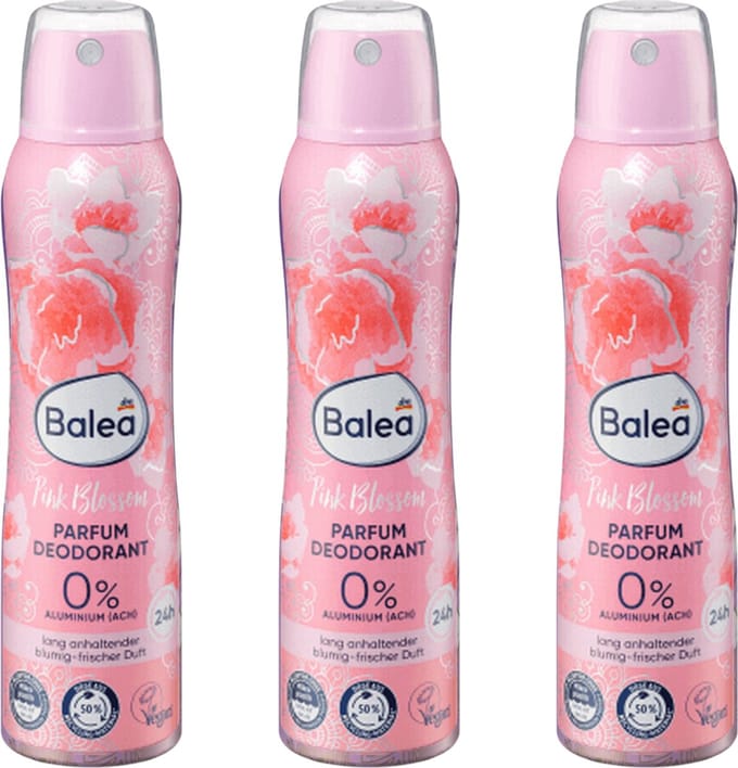 Balea Deodorant Pink Blossom - Voordeelpack - 3-Pack (3x 150ml)