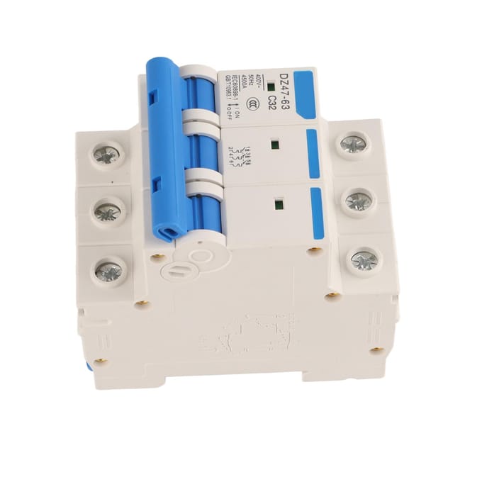 DZ47?63 3P 32A 400V Aardlekbeveiligingsautomaat
