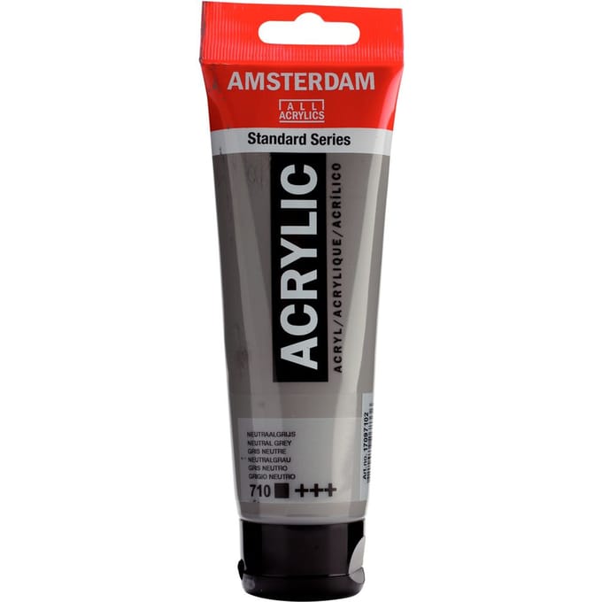Amsterdam Standard Series Acrylverf Tube 120 ml Neutraalgrijs 710
