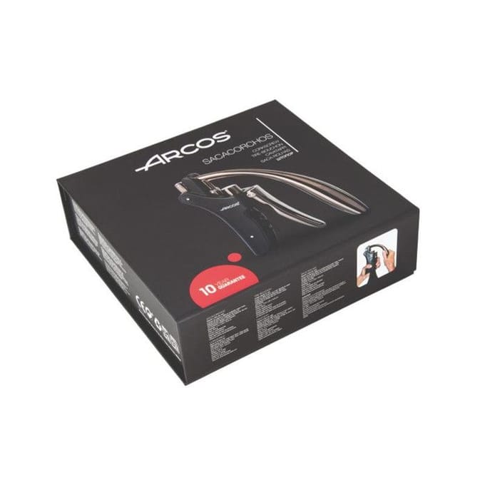 Tire Bouchon - ARCOS - Manuel - Alliage de zinc - Noir - Design contemporain noir
