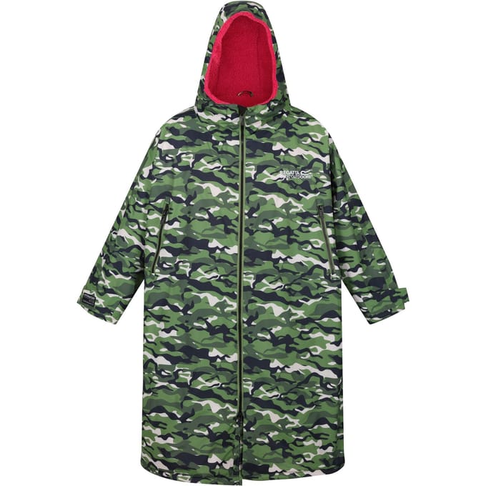 Regatta Uniseks Camouflage Oversized Veranderjas voor volwassenen (Cactusgroen)