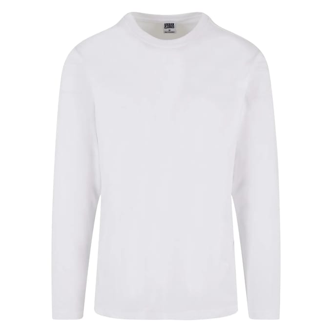 Urban Classics - Basic Longsleeve shirt - 5XL - Wit