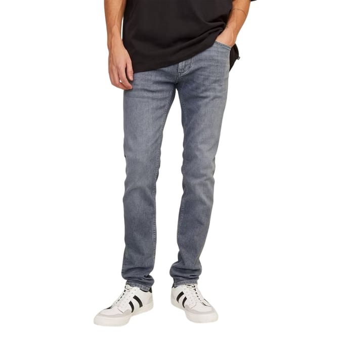 Jack And Jones Heren Liamevan 5-Pockets Slim Jeans (Grijze Denim)