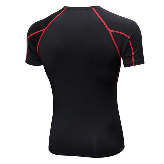 Lixada Pack de 3 Hommes Chemise de Compression à Manches Courtes Quick Dry Running Combo AXXL gray
