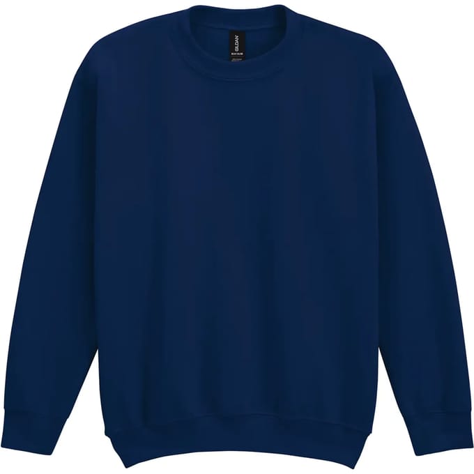 Gildan - Heavy Blend Kinder Sweater - Navy maat L (164)
