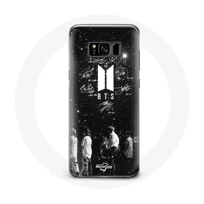 Coque - BTS - Samsung Galaxy S8 - Souple - Noir - Signature Members