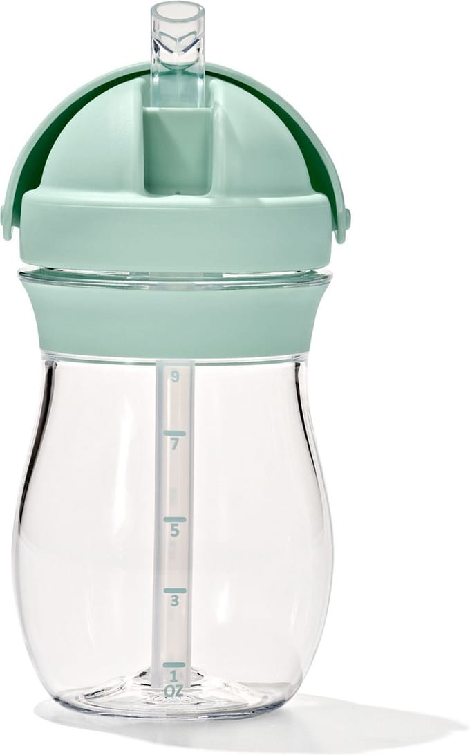 OXO tot Transitions Rietjesbeker - Drinkbekers - Drinkbeker met rietje - Drinkbeker baby - 250 ml - Opal