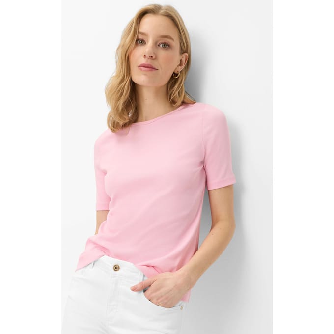 Brax Dames Shirt  Style CARINA S candy pink, roze, maat 32
