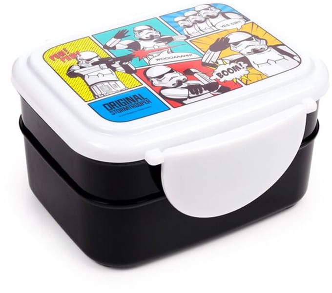Bento Box - The Original Stormtrooper - Lunchtrommel & Bestek - 15,5x8,5x12cm