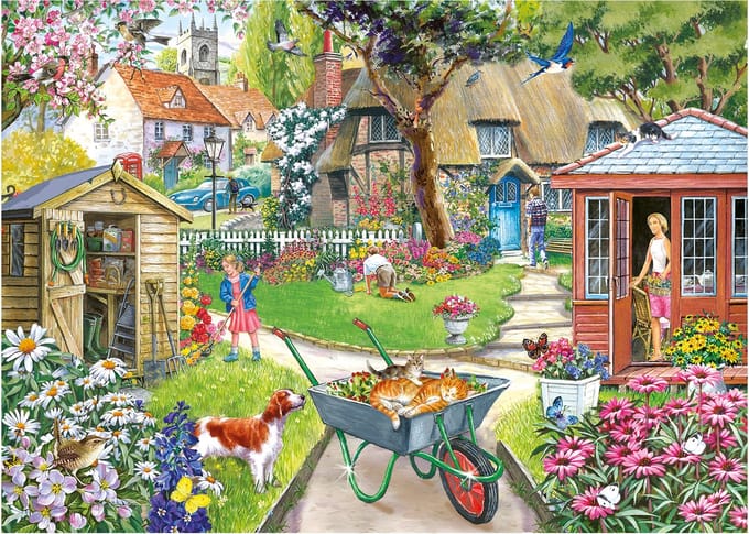 House of Puzzles legpuzzel Bloomin' Lovely - 1000 stukjes puzzel.