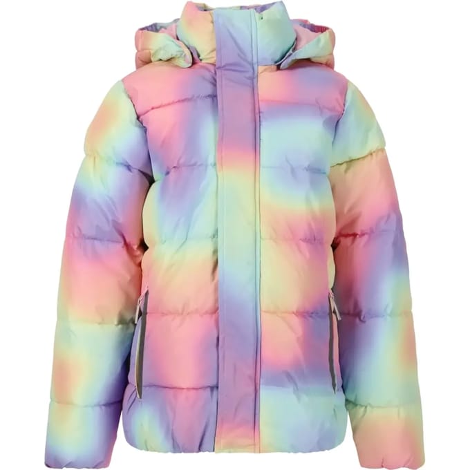 Geprinte Doudoune Kind Zigzag Mio