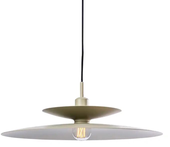 Artdelight - Hanglamp Linares 1 lichts Ø 50 cm kaki