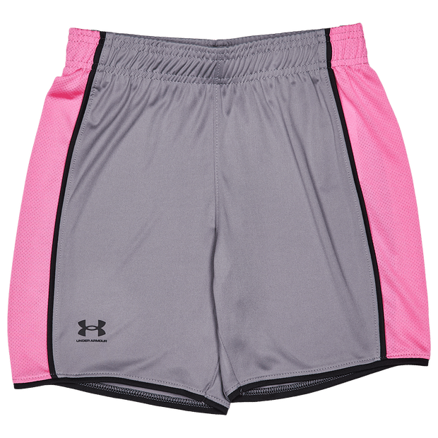 Under Armour Challanger Korte Broeken Kinder - Grijs - Maat 127 - 137 CM - Poly Jersey